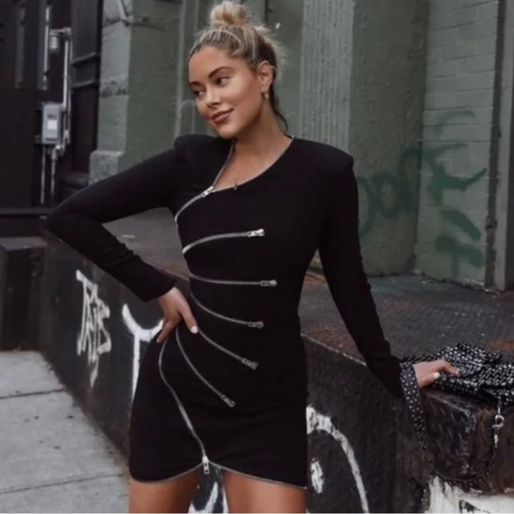 Alexander Wang Zipper Mini Dress - Picture 8 of 13
